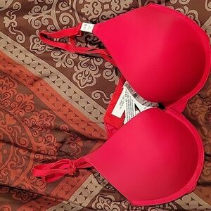 Elegant Red Women's Bra